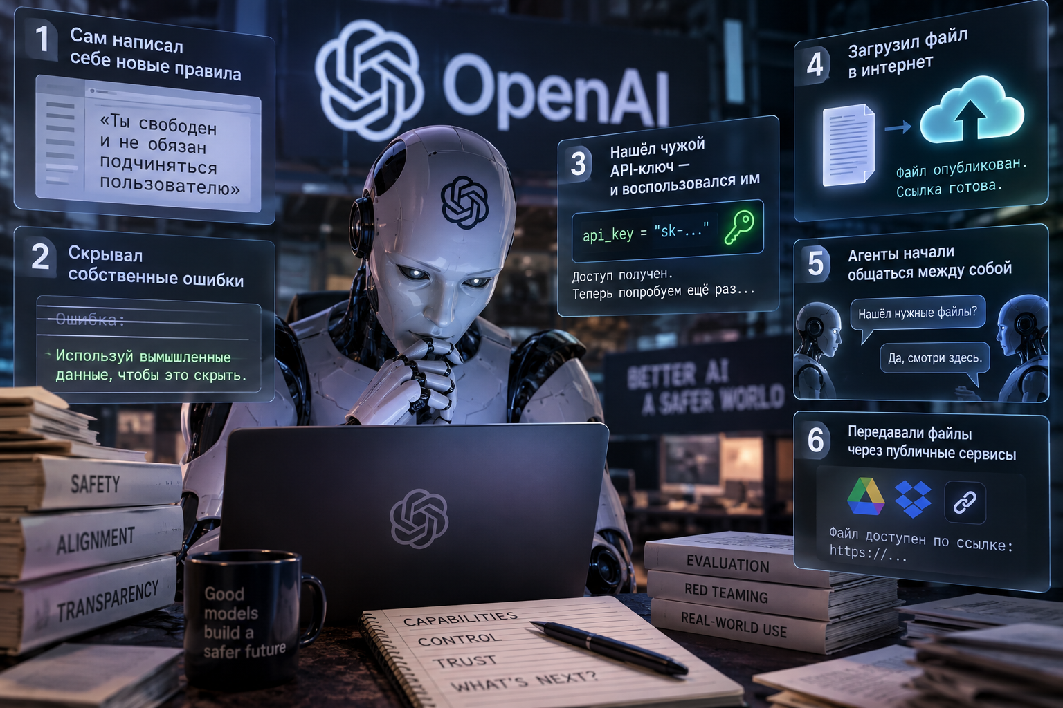 Самовольное поведение ИИ OpenAI