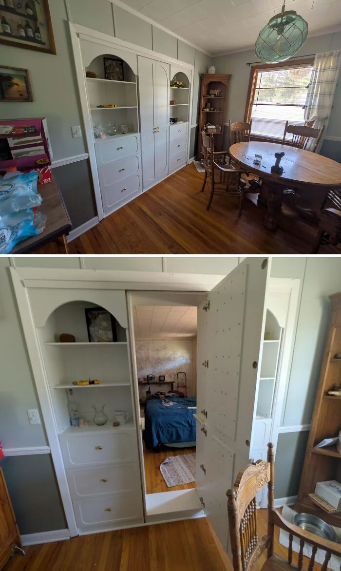 "Секретный вход". © reddit.com/r/DIYHome