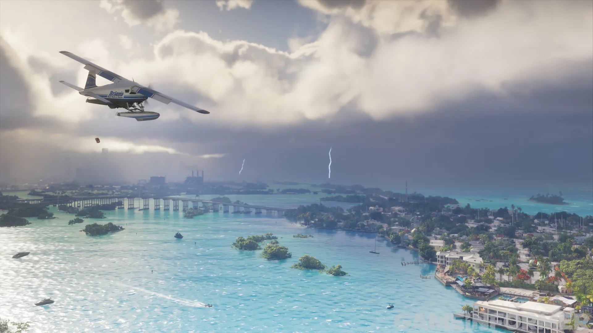 Скриншот из GTA VI.