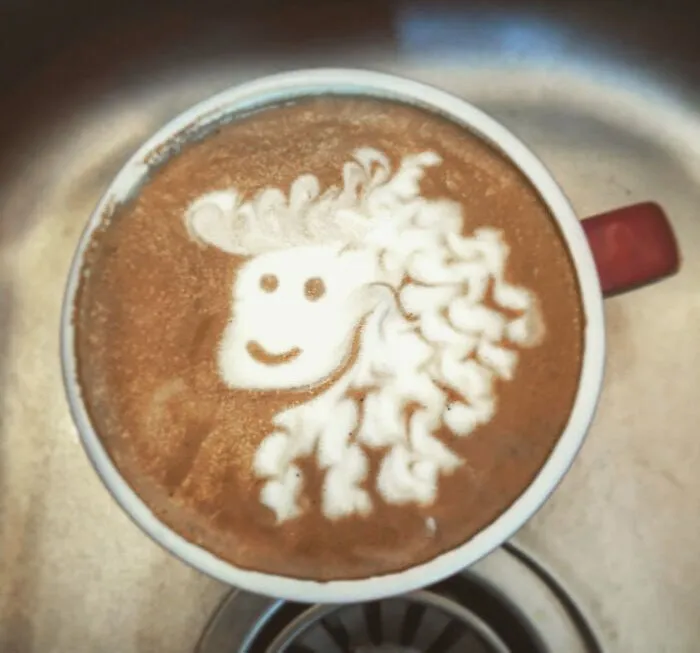«Когда хочешь нарисовать женское лицо на кофе, но вдруг вспоминаешь, что не умеешь рисовать».