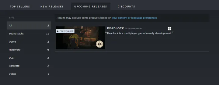В листинге указано две игры, а не одна. В листинге указано две игры, а не одна.