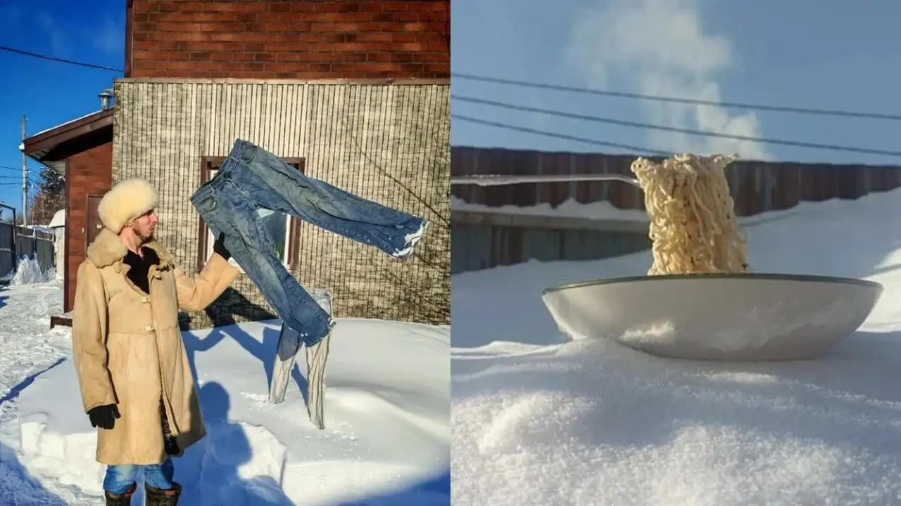 Вещи в сибирские морозы.