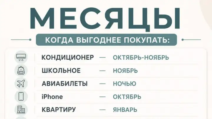 Шпаргалка по выгодной покупке техники, одежды, билетов и даже недвижимости