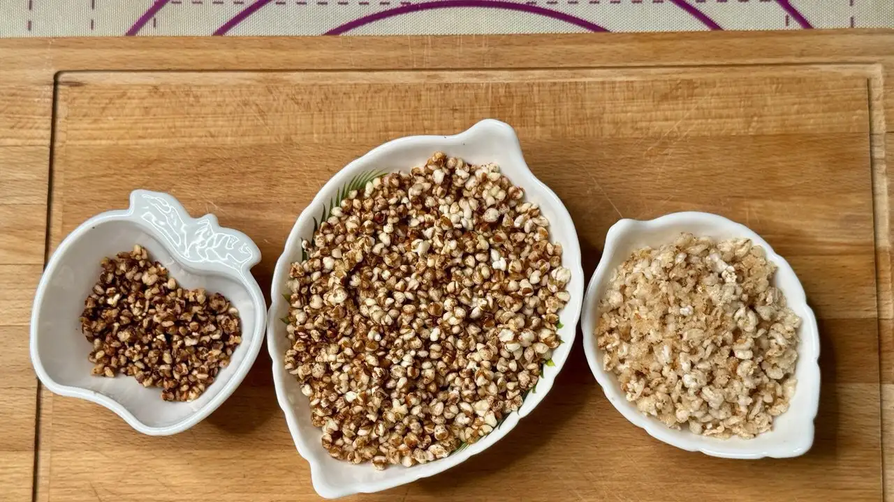 Попкорн из круп.