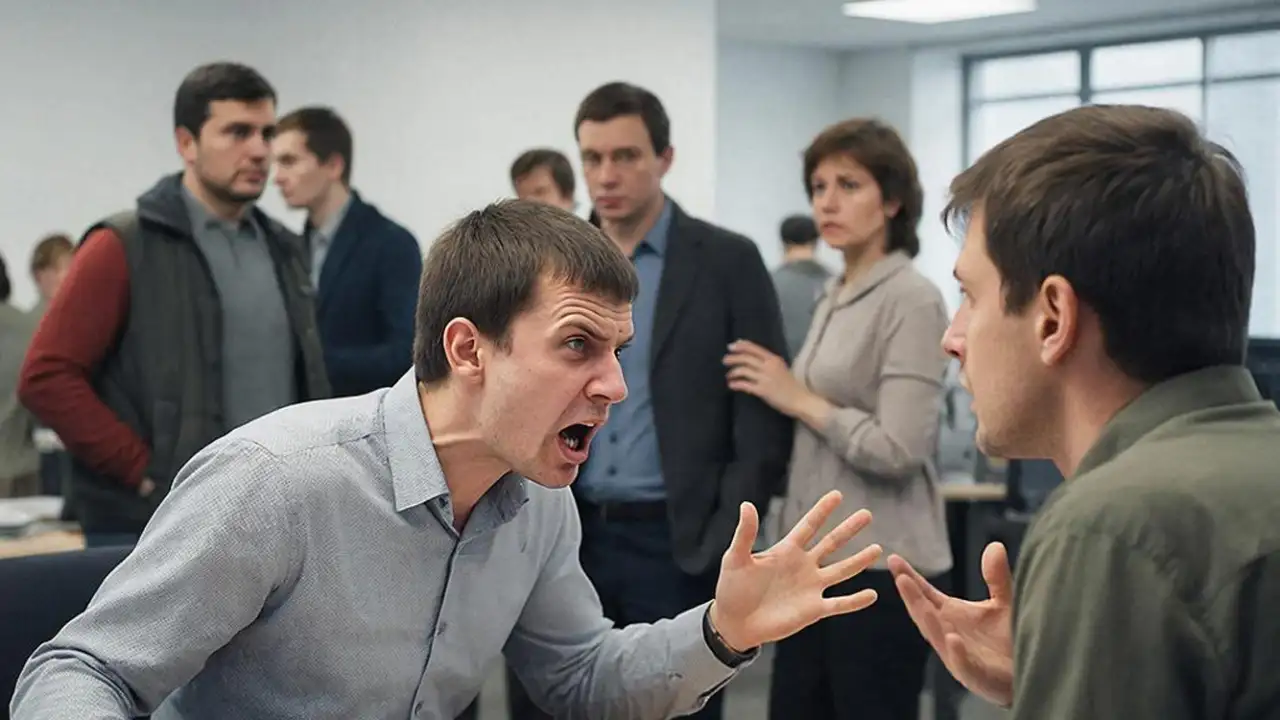 Конфликт на работе.