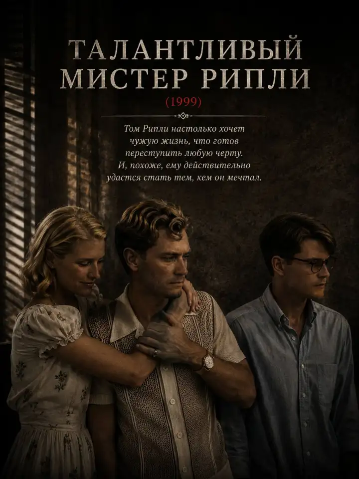 Талантливый мистер Рипли (1999). Талантливый мистер Рипли (1999).