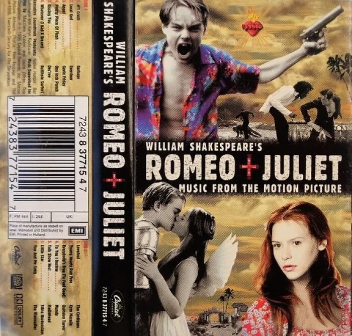 Кассета с фильмом «Ромео и Джульетта», 1996 год.