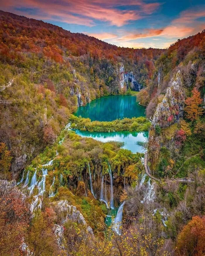 Национальный парк Плитвицкие озера, Хорватия.