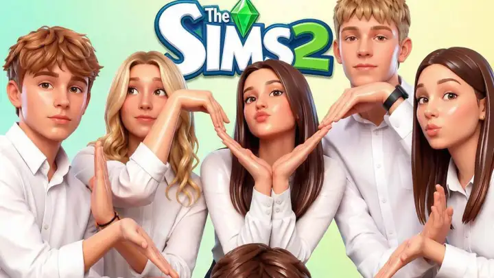 Фотоальбом мечты для выпускников: промпт превращает снимки в обложку The Sims