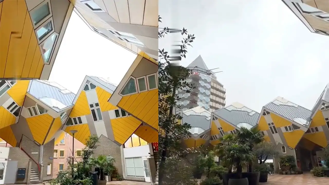 Квартал в Роттердаме.