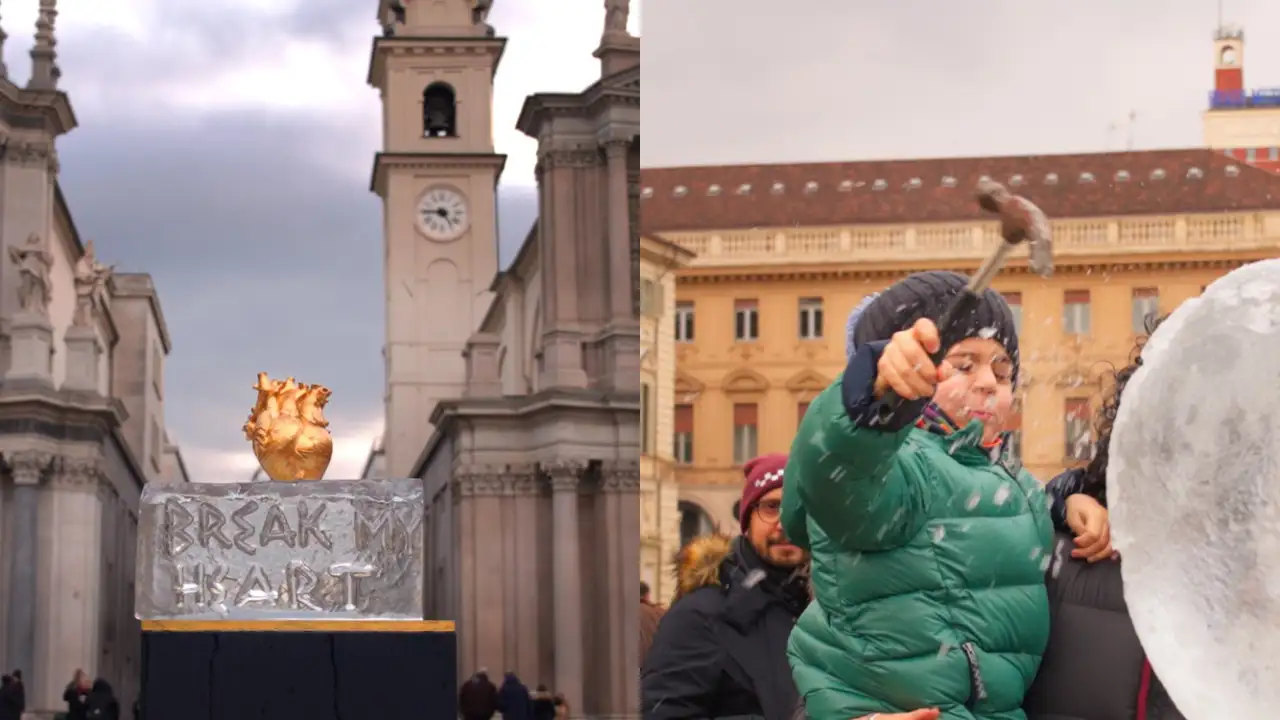 Итальянский художник предлагает разбить его сердце.