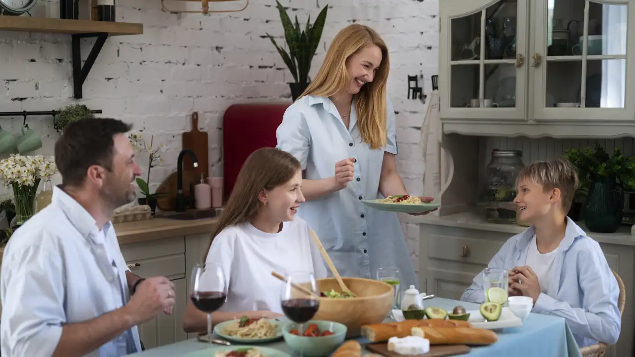 Семейный ужин.