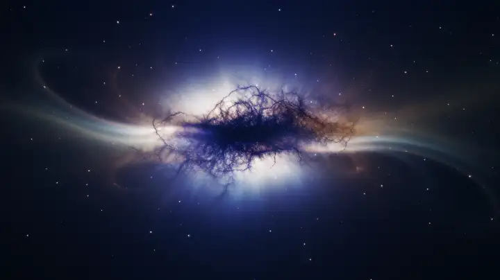 Предполагается, что в центре Млечного Пути находится сгусток тёмной материи.