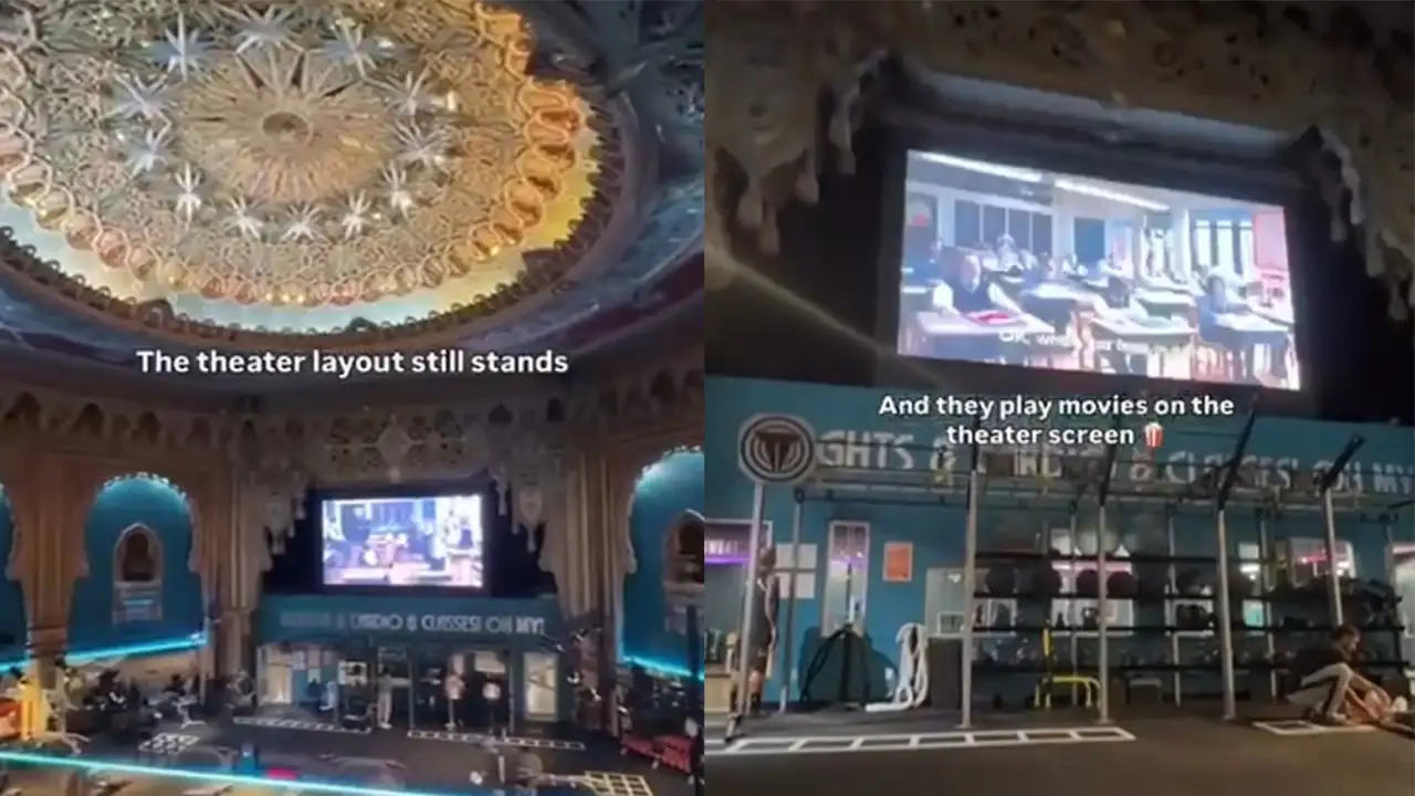 Кинотеатр-спортзал.