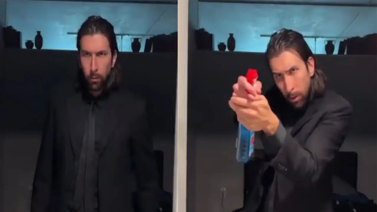 Парень устроил уборку дома в стиле Джона Уика.