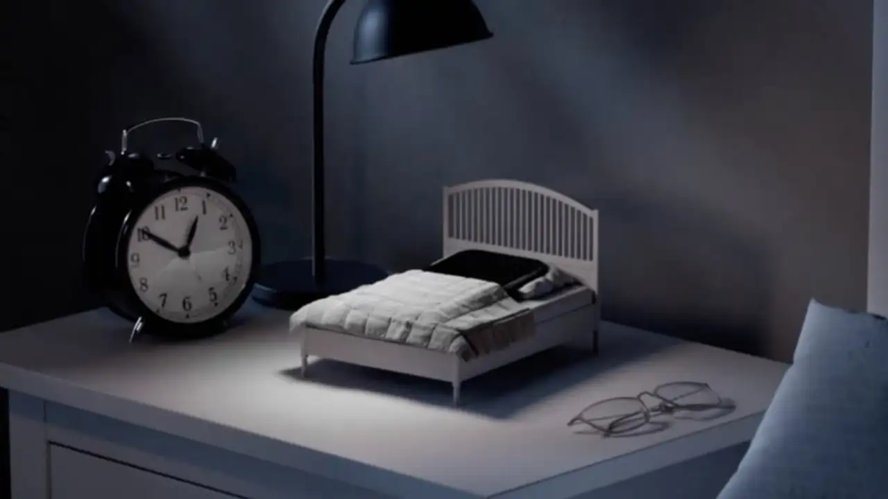 Мини-кроватка со «спящим» в ней смартфоном.