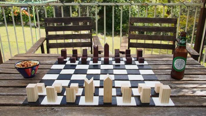 Минималистичный шахматный набор. Минималистичный шахматный набор.