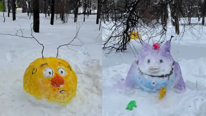 «Смешарики» из снега: итоги московского фестиваля ушли в мемы