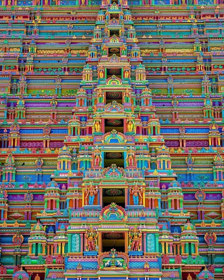 Храм Ranganathaswamy в Индии.