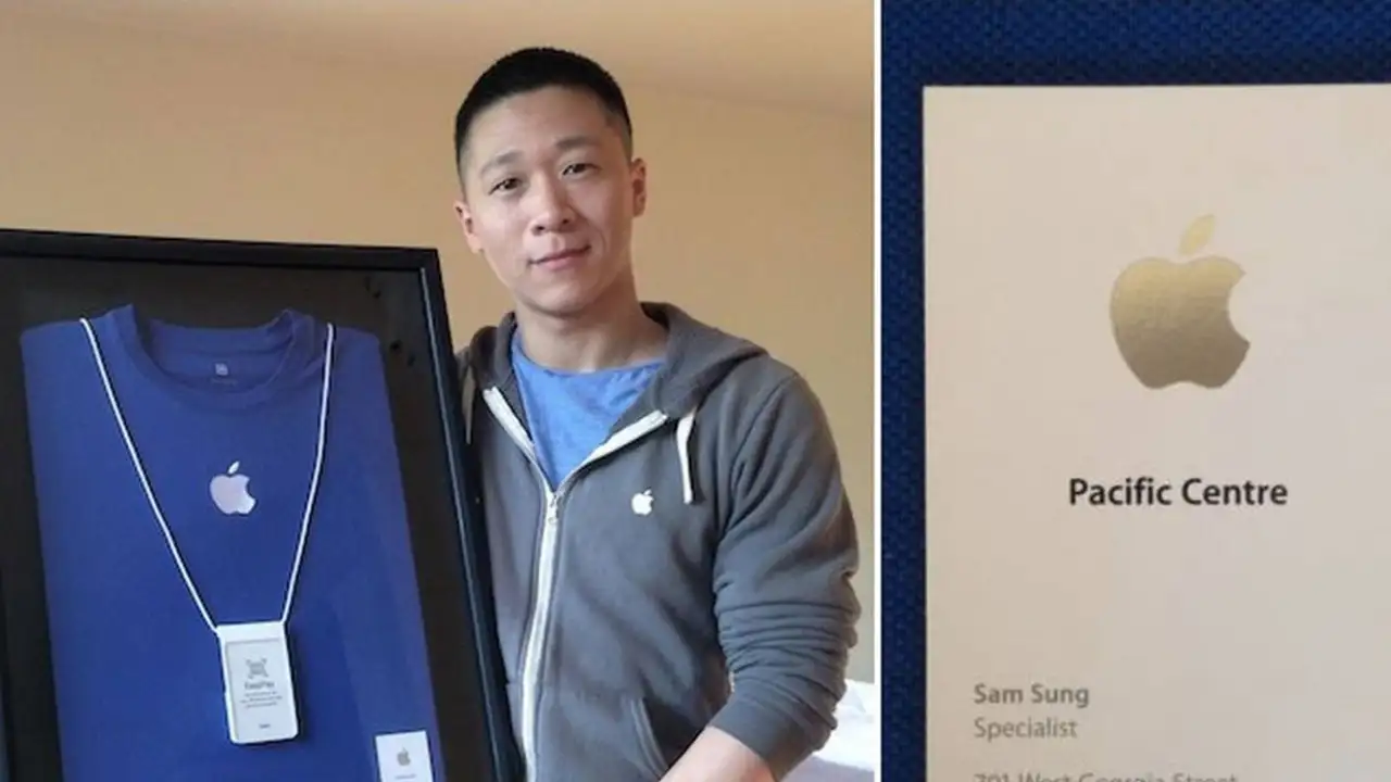 Sam Sung и та самая визитка.