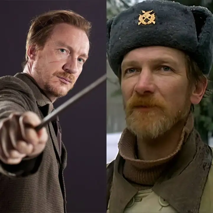 Профессора Римус Люпин из серии фильмов о Гарри Поттере и егерь Кузьмич из комедийных фильмов серии «Особенности национальной охоты» - Дэвид Тьюлис или Виктор Бычков?