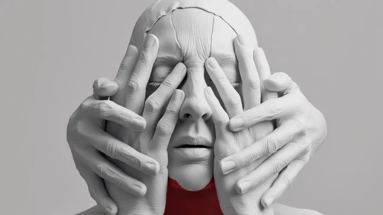 Страдающий человек.