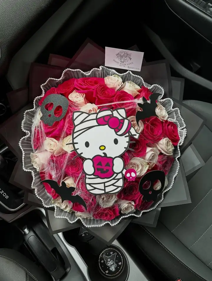 Букетик с Hello Kitty. Букетик с Hello Kitty.