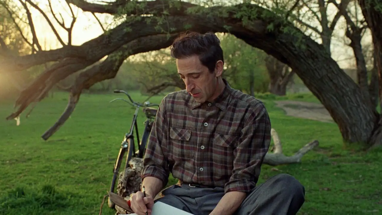 Кадр из фильма «Бруталист».