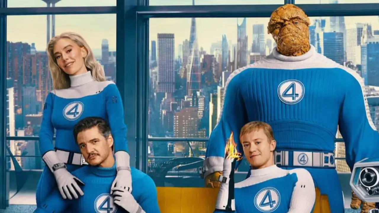 Герои фильма «Фантастическая четверка: Первые шаги».