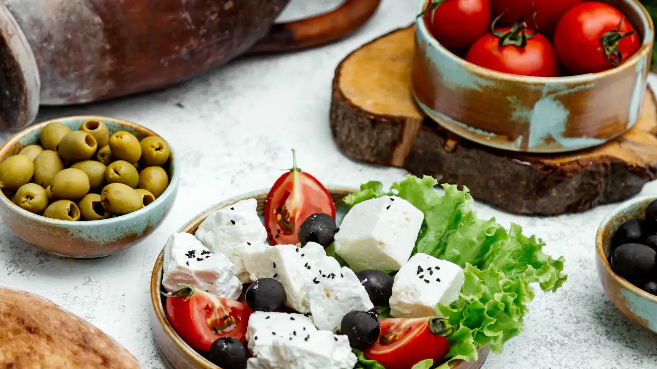 Греческий салат.