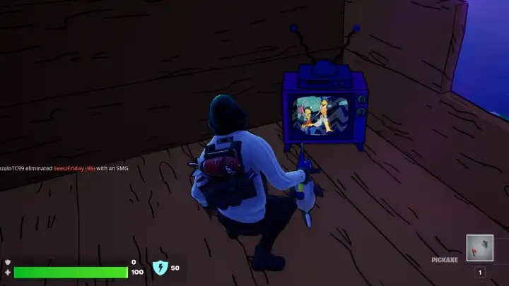 В игре можно обнаружить такой телевизор.