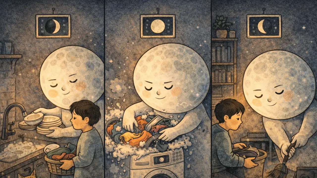 Лунный календарь домашних дел