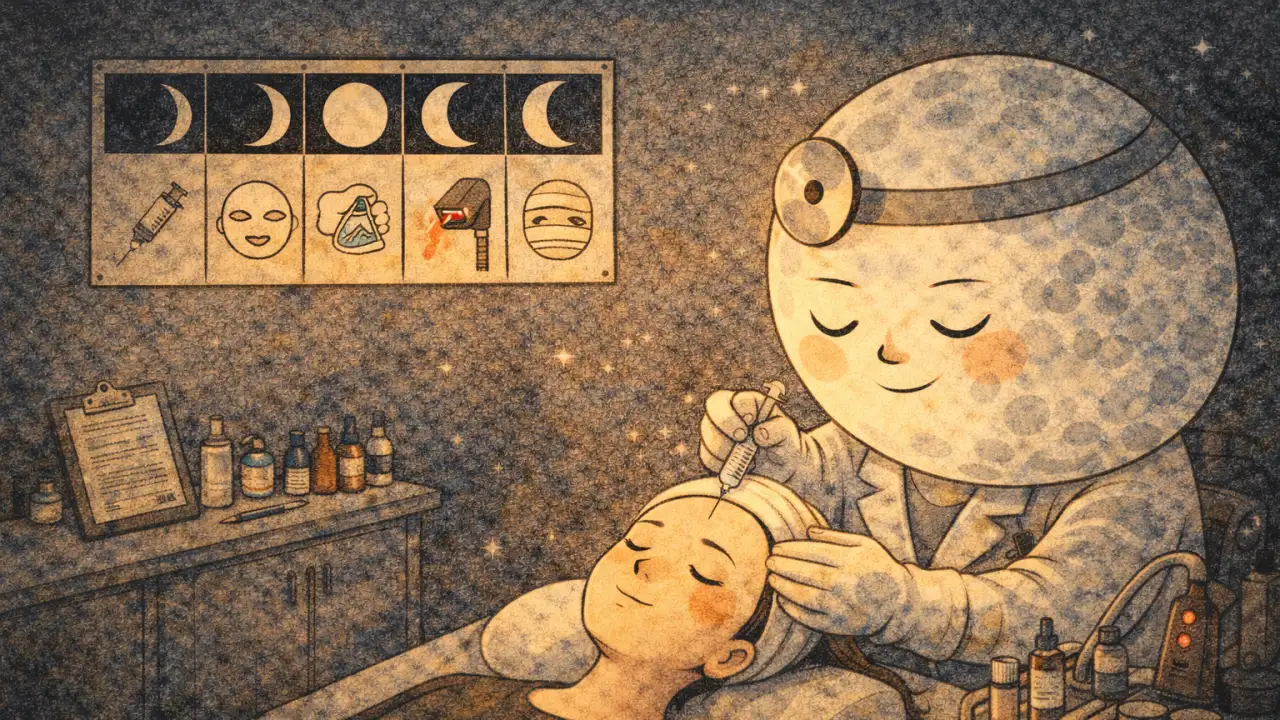 Лунный календарь косметологических процедур 