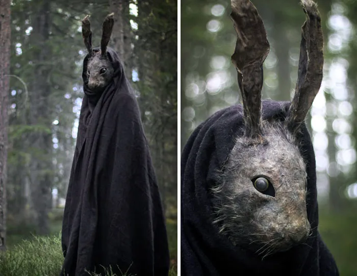 «Я сделала эту маску кролика, и она великолепна».