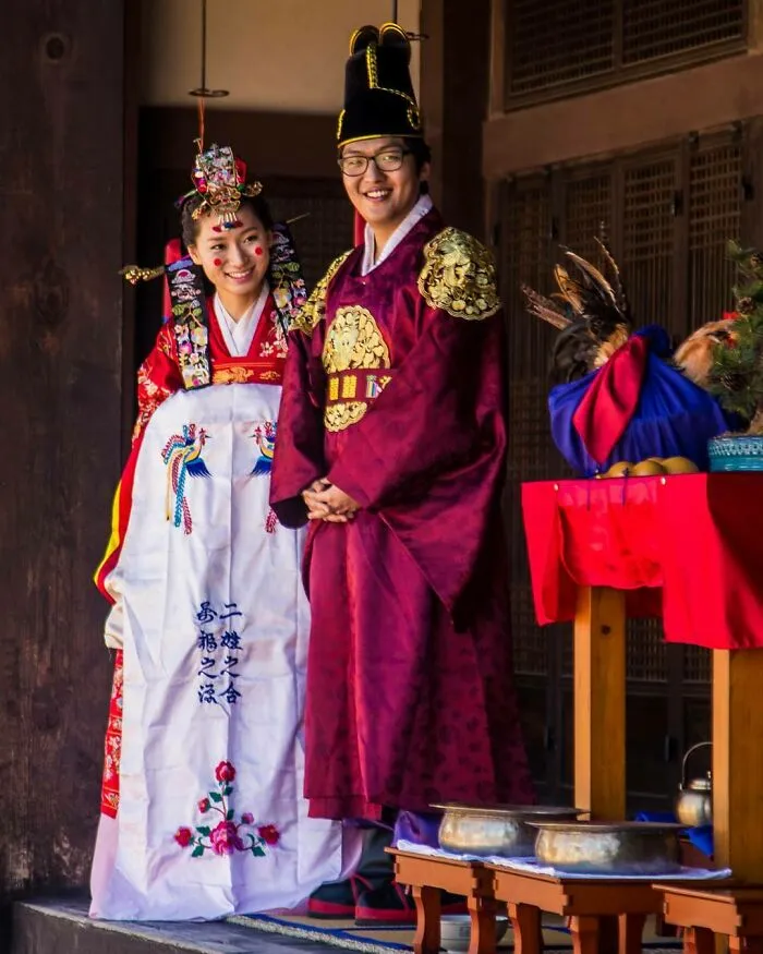Традиционная корейская свадьба в доме Чханвона.