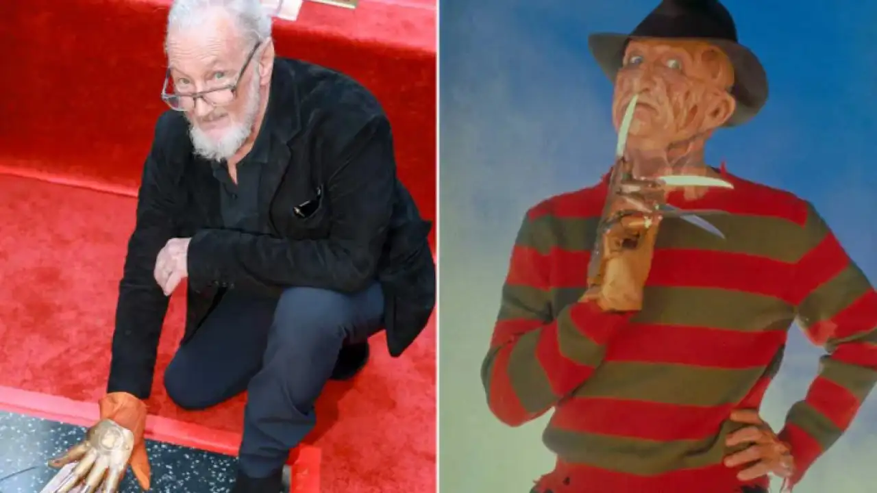 Роберт Инглунд/Роберт Инглунд в образе Фредди Крюгера.