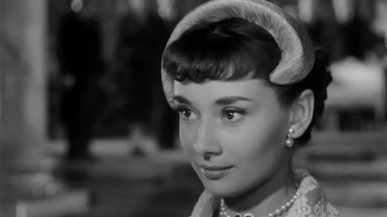 Одри Хепберн в фильме «Римские каникулы».