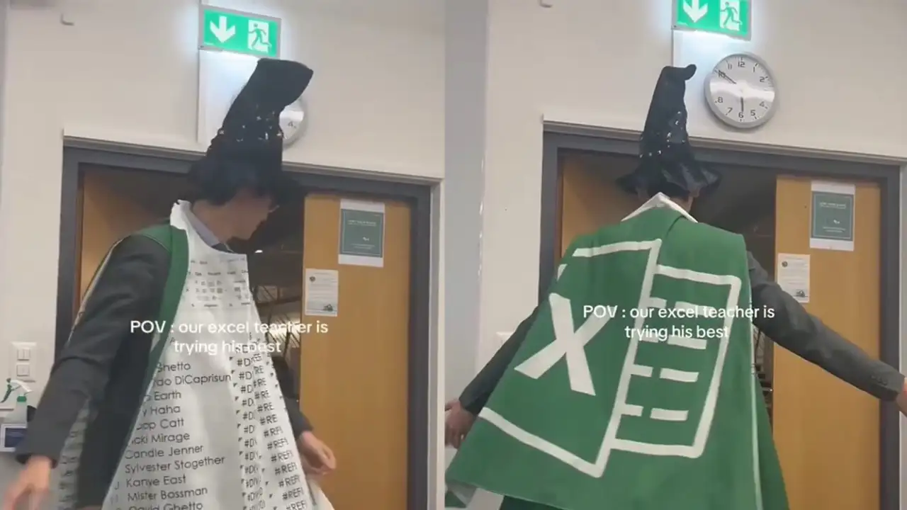 Костюм таблицы Exel.