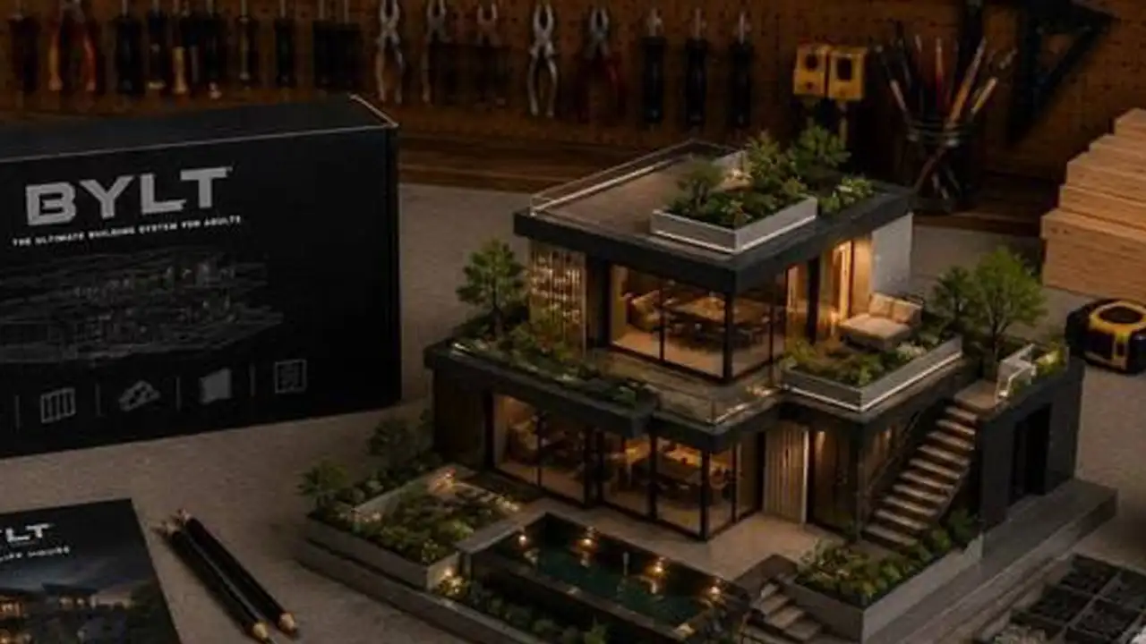 На Kickstarter анонсировали LEGO для взрослых с полноценной стройкой дома.