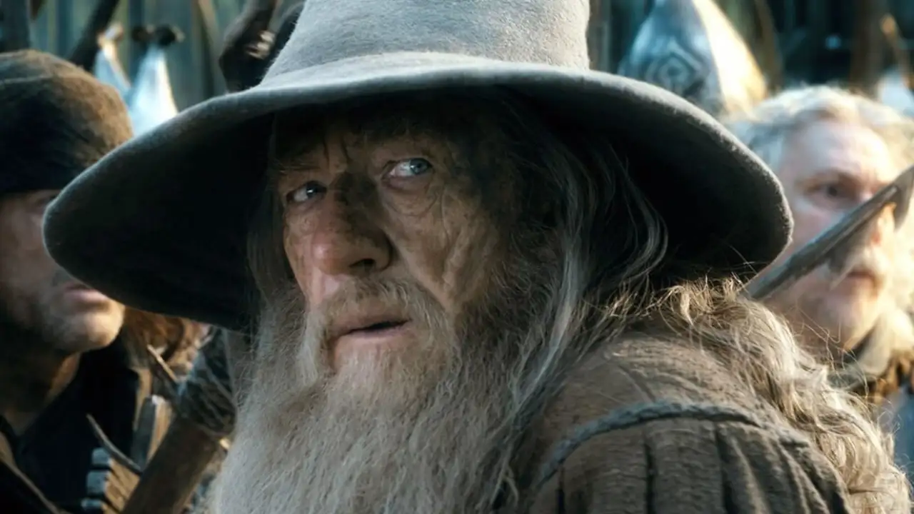 Иэн Маккеллен в образе Гэндальфа.