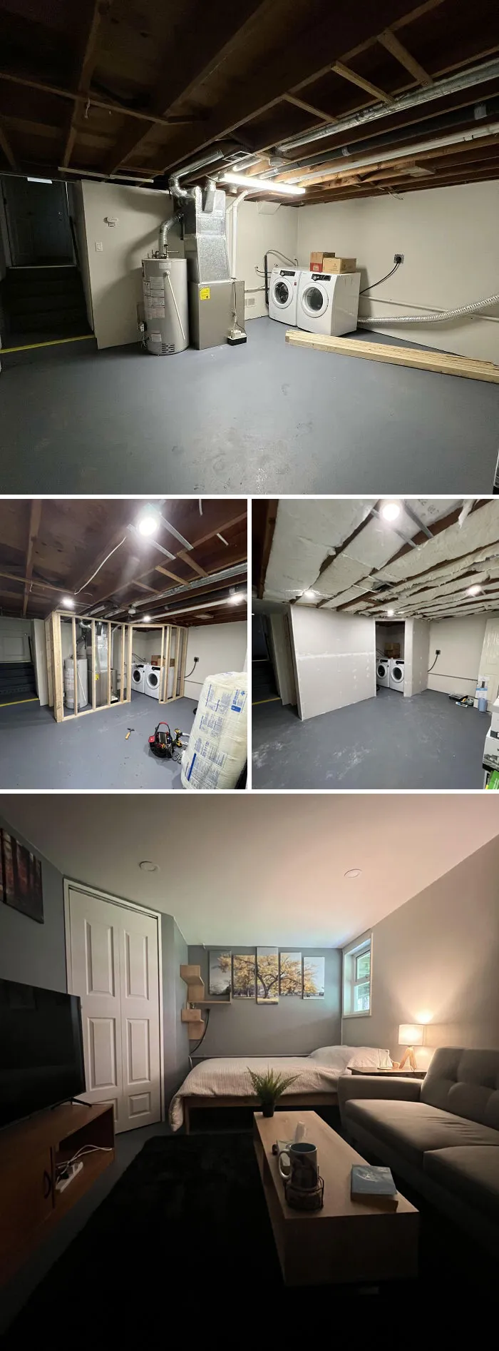 «Превратили подвал в спальню».