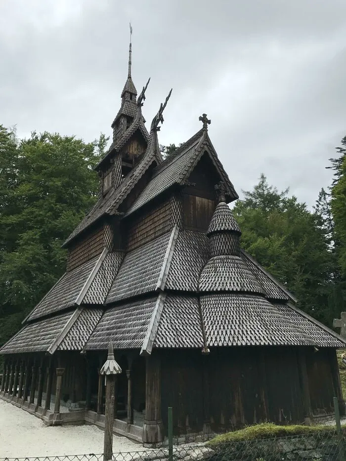 Деревянная церковь Фантофт, Берген.