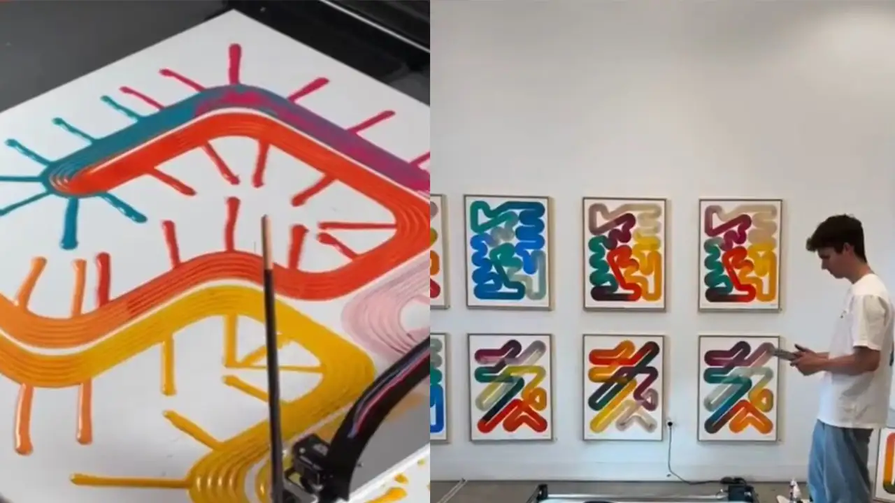 Картины художника-робота.