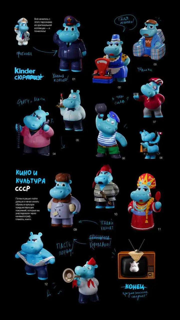 Весь ассортимент СССР-бегемотиков. Весь ассортимент СССР-бегемотиков.