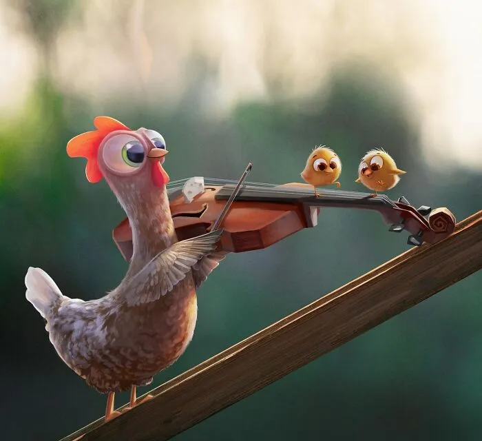 Петух-скрипач.