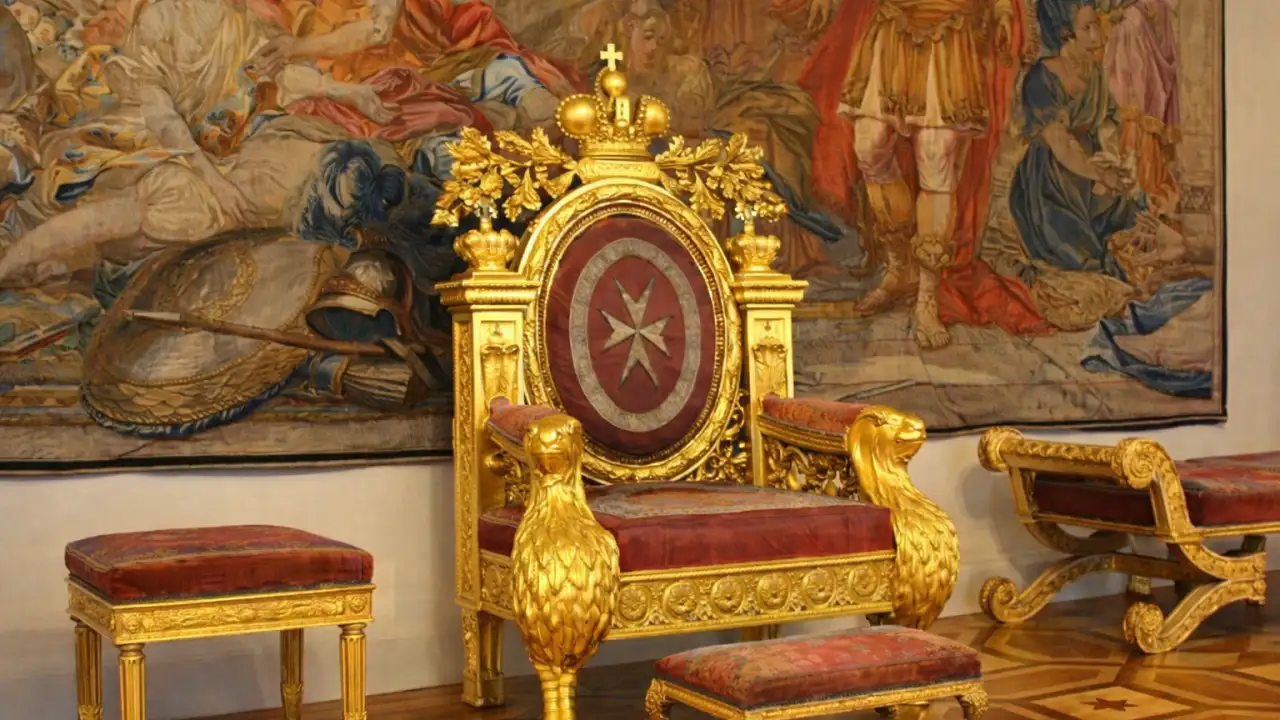 Трон магистра Мальтийского ордена. Эрмитаж