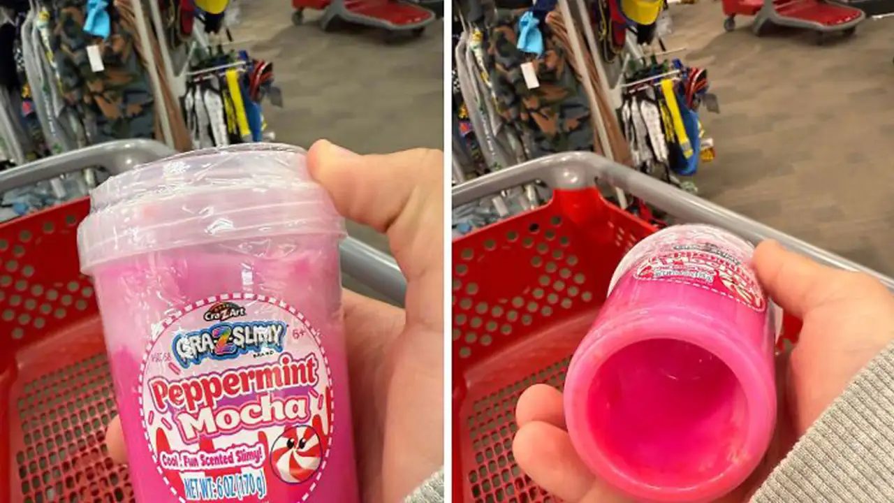 Обманчивая упаковка со слаймом.