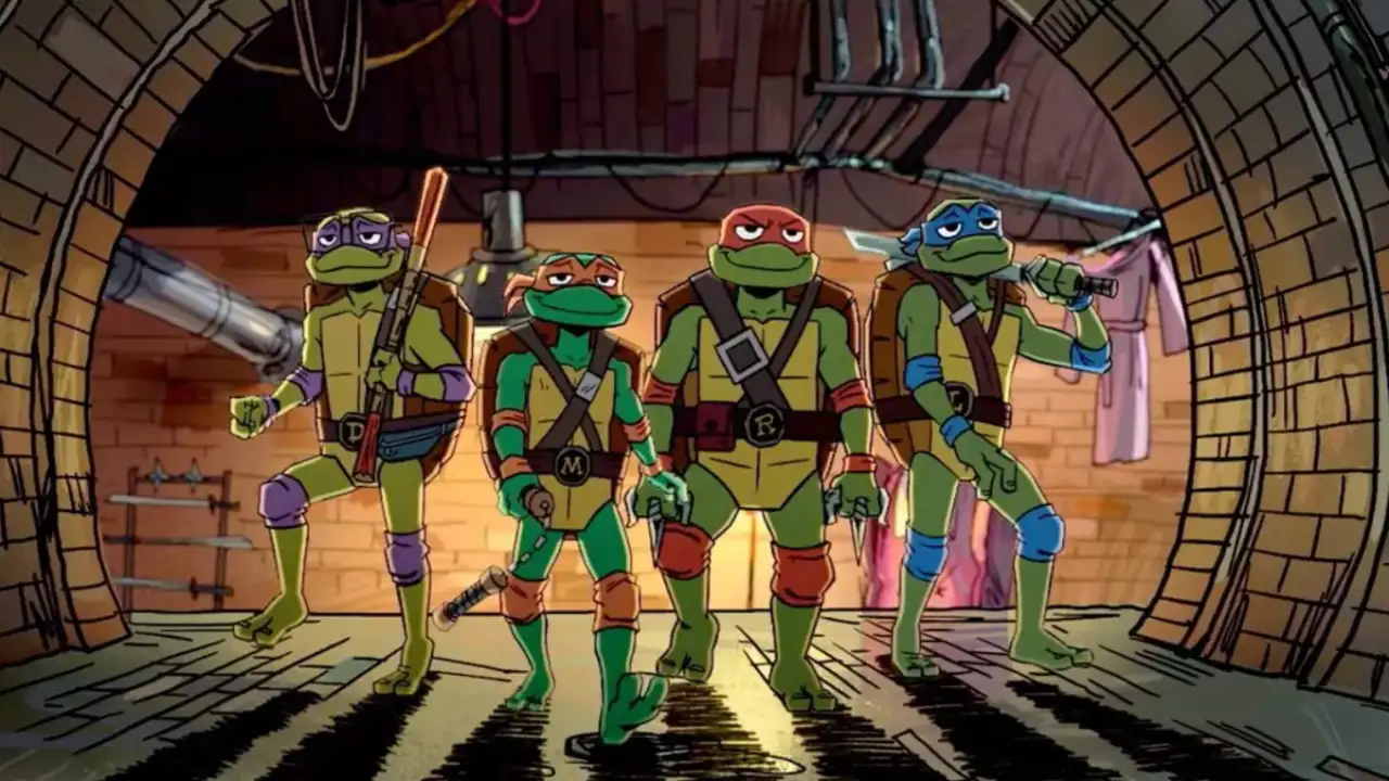 Кадр из мультсериала «Истории черепашек-ниндзя».