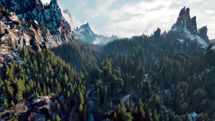 Леса в предстоящей игре.