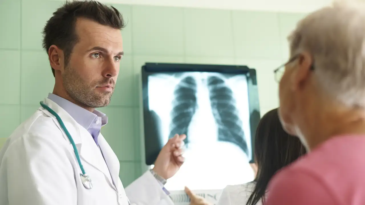 Рак лёгких.